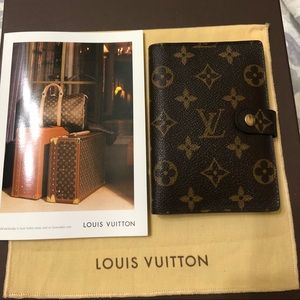 Auth LV monogram Agenda PM